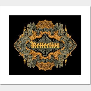 Reflection Engraving Art Posters and Art